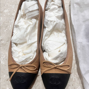 정품))샤넬 발레리나 플랫슈즈