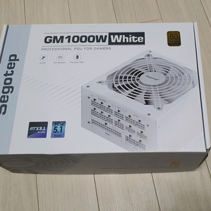 컬러풀 세고탭 1000w 파워 풀모듈러 골드 화이트(3개월 사용)