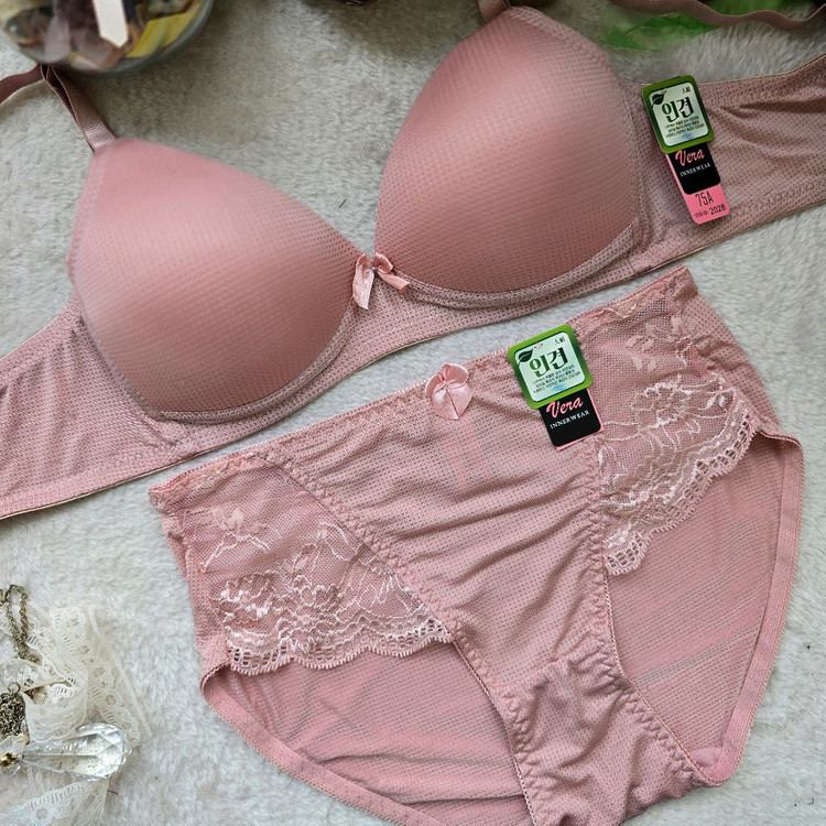 인견 노와이어 브라팬티세트 75A팬티95 2세트 묶음 판매 여성속옷세트 이미지