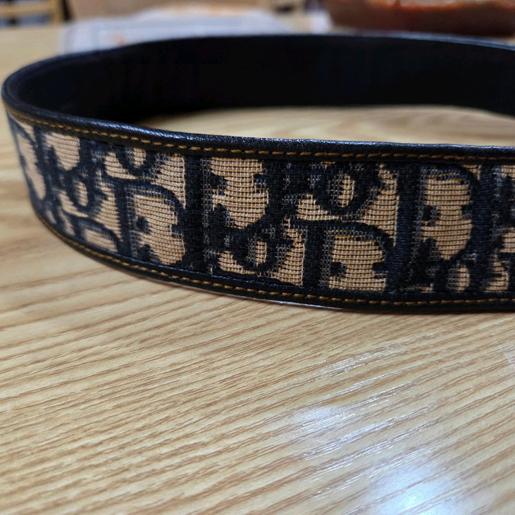 디올 오블리크 벨트 남,녀.공용--4