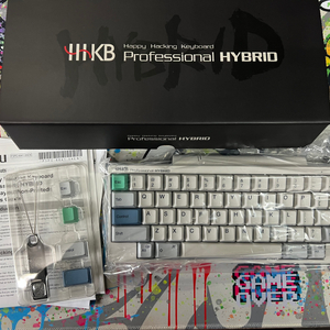 해피해킹 type s 프로페셔널 하이브리드(화이트, 각인) 팝니다