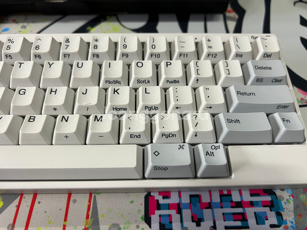 해피해킹 type s 프로페셔널 하이브리드(화이트, 각인) 팝니다--3