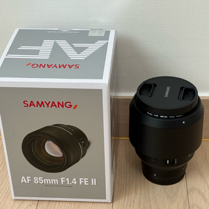 삼양 소니 AF 85mm F1.4 FE II 상태 진짜 좋아용(거의 신상품)