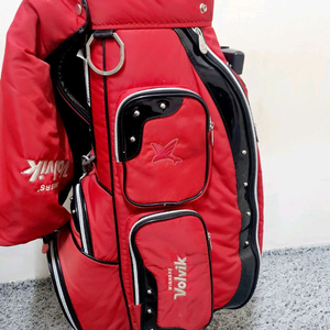 볼빅 Winners 골프 캐디백 레드