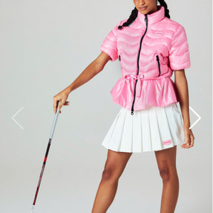 듀베티카 여성 골프 반팔 패딩 사밀리아 40사이즈