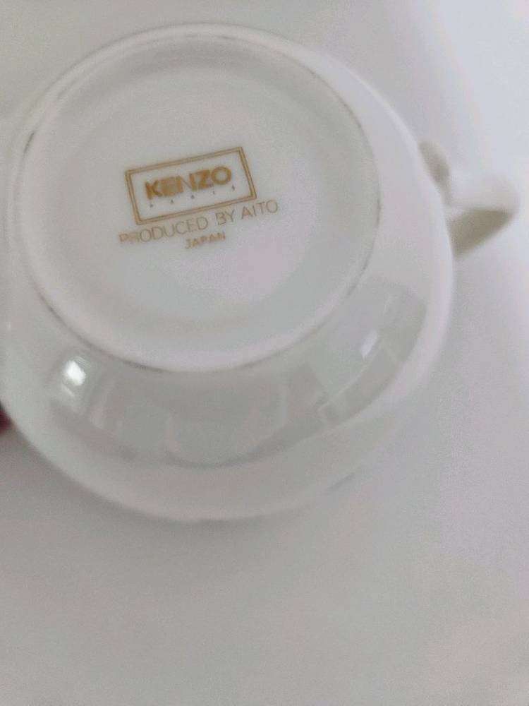 빈티지)일본 겐조 플라워 패턴 머그컵 세트--3