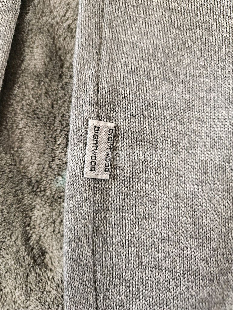 [100]새제품 코오롱 브렌우드 펭귄 자수 남성니트 그레이--6