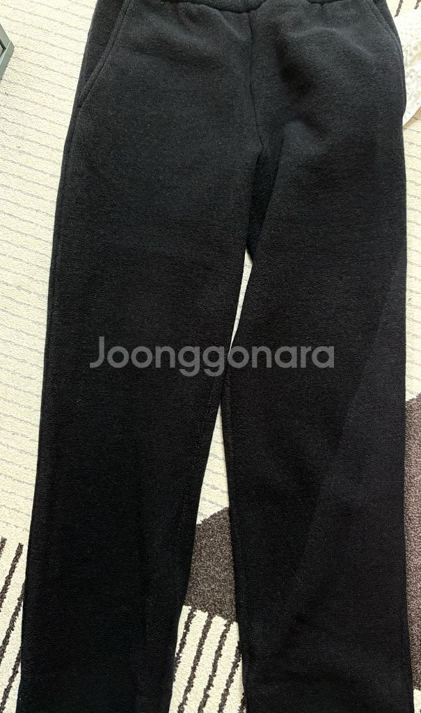 타임옴므 울 블렌드 팬츠 블랙 34 팝니다.--0