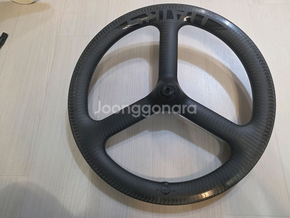 브롬톤용 16인치349 삼발이 프론트 카본휠--1