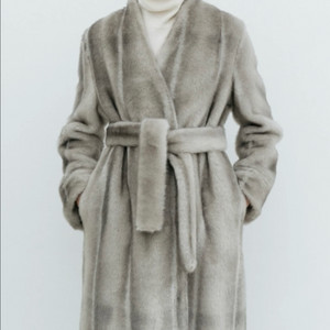 마이아이코 페이크퍼 코트 프리(44-66) 새상품