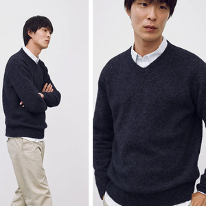 포터리 / 브이넥 니트 / 네이비 3