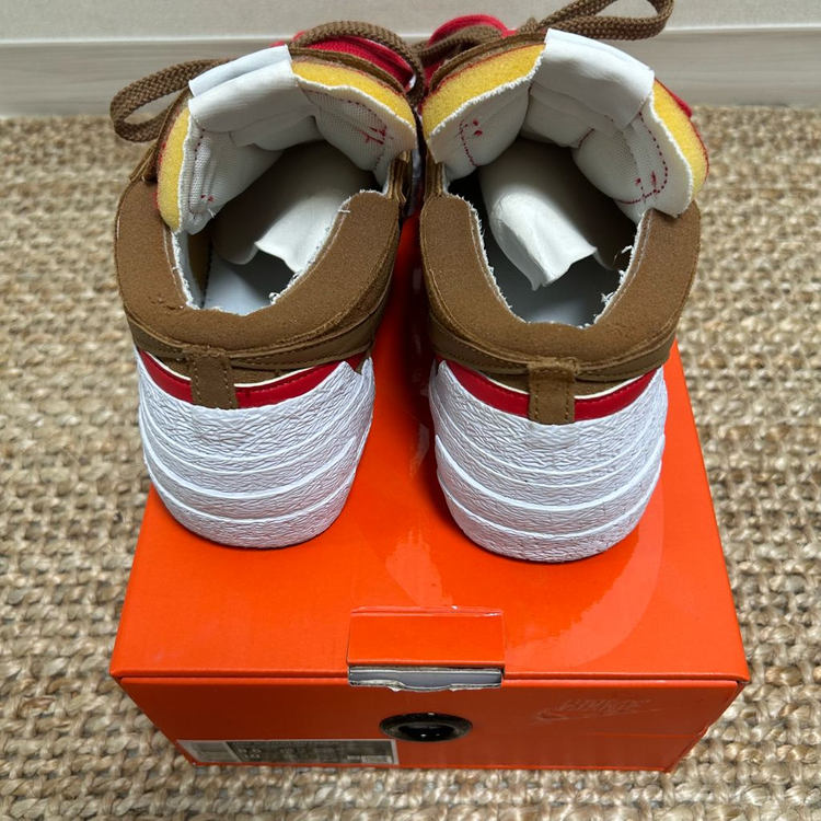 나이키x사카이 블레이저 로우 브리티시 탄 265 이미지