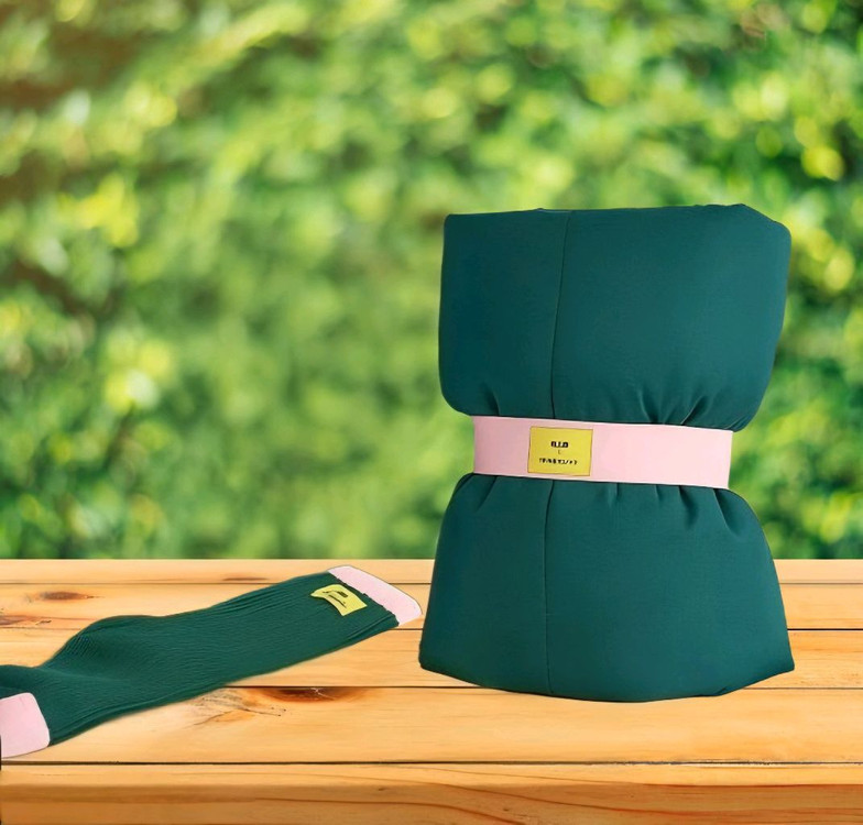 MSGM + 스타벅스 그린 블랭킷 그린 양말 미사용 새상품--6