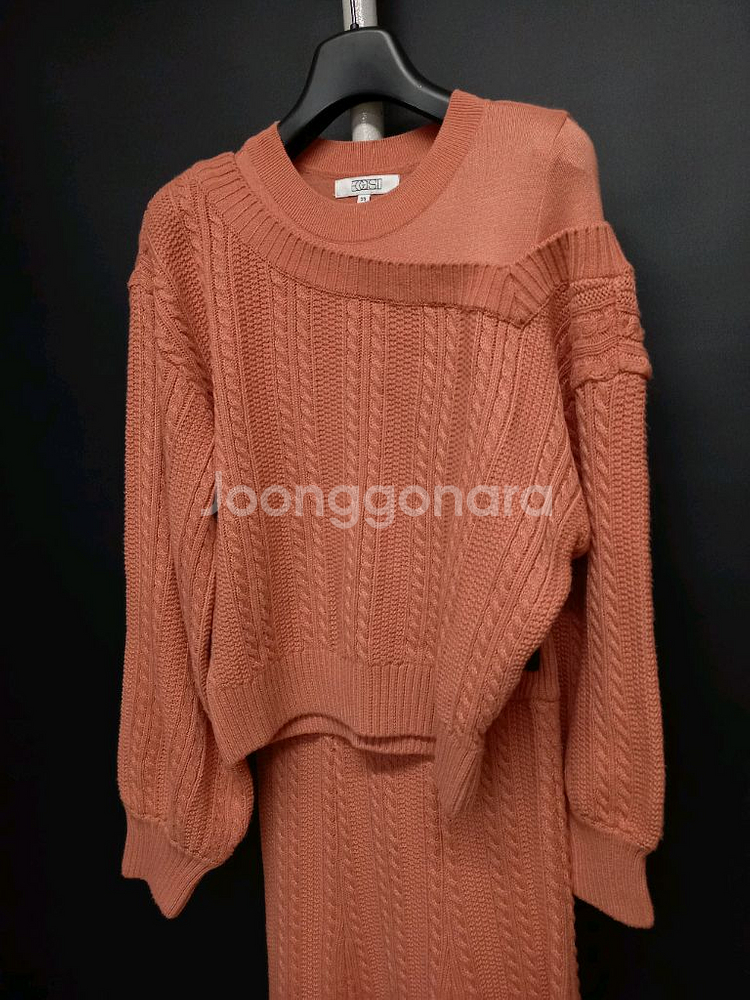 에고이스트 춘추동 니트 스커트 셋업 55.66--2