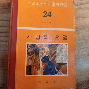 소년소녀 세계문학전집 (사랑의요정)계몽사판.