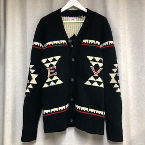 리바이스 블랙 레터맨 울 스웨터 가디건 M