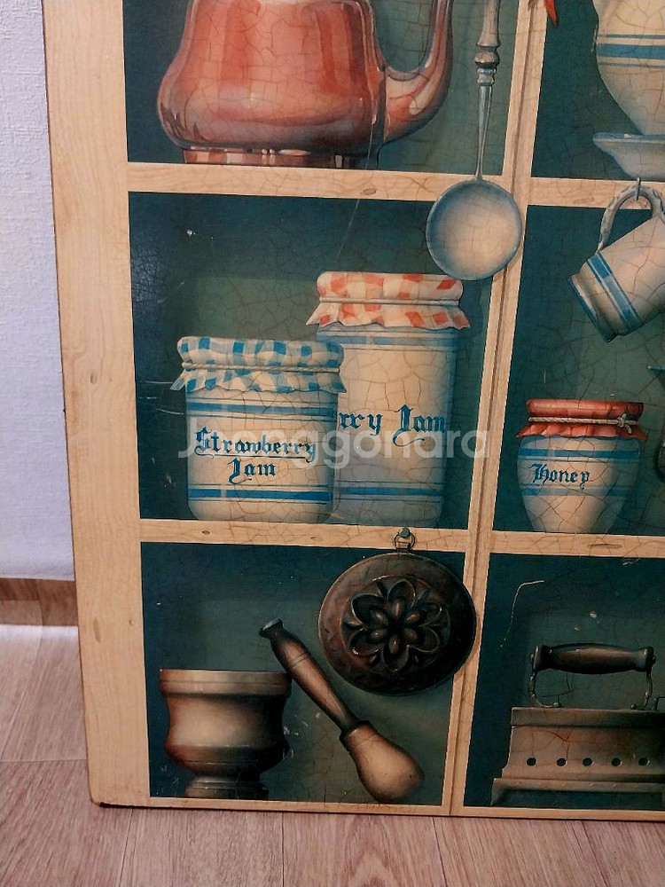 엔틱나무벽걸이--1