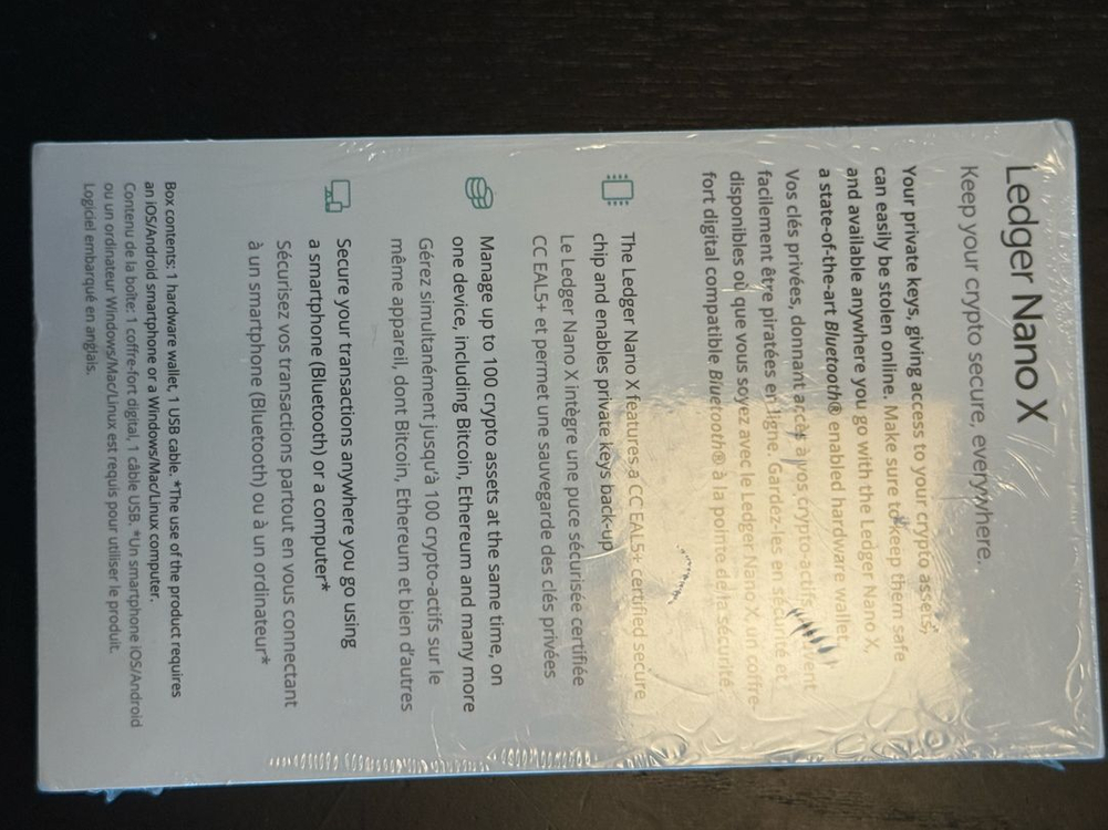 미개봉 Ledger Nano X 이미지