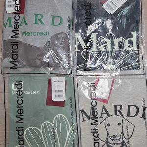 마르디 메크르디 맨투맨 티셔츠 가방 새상품