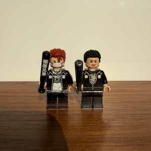 Apple minifigs 크로우즈 제로 미카미 브라더스 커스텀 레고 미니 피규어