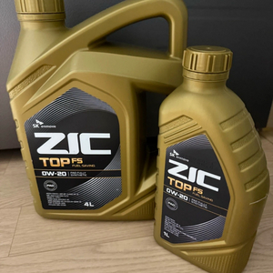 ZIC TOP FS 0W-20 엔진오일 5L
