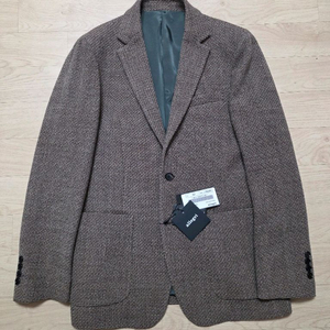 알레그리 브라운 와플 투톤 자켓 52 105 정가 89만원 새제품