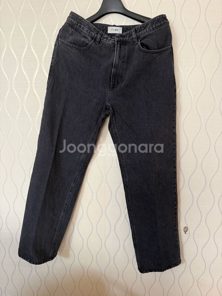 타임옴므 진 그레이 데님 팬츠 팝니다. 34--0