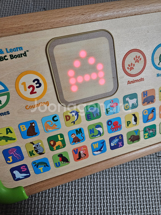 [반값택포] 립프로그 ABC보드 영어교구 알파펫놀이 파닉스 영어장난감 립프로그 터치앤런--1