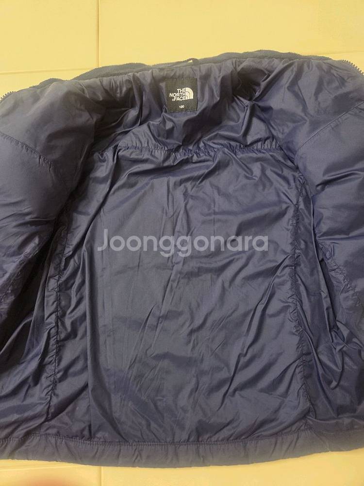 노스페이스 키즈 덕다운 경량패딩 120--2