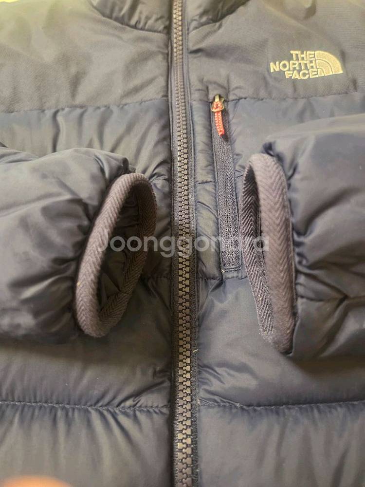 노스페이스 키즈 덕다운 경량패딩 120--4