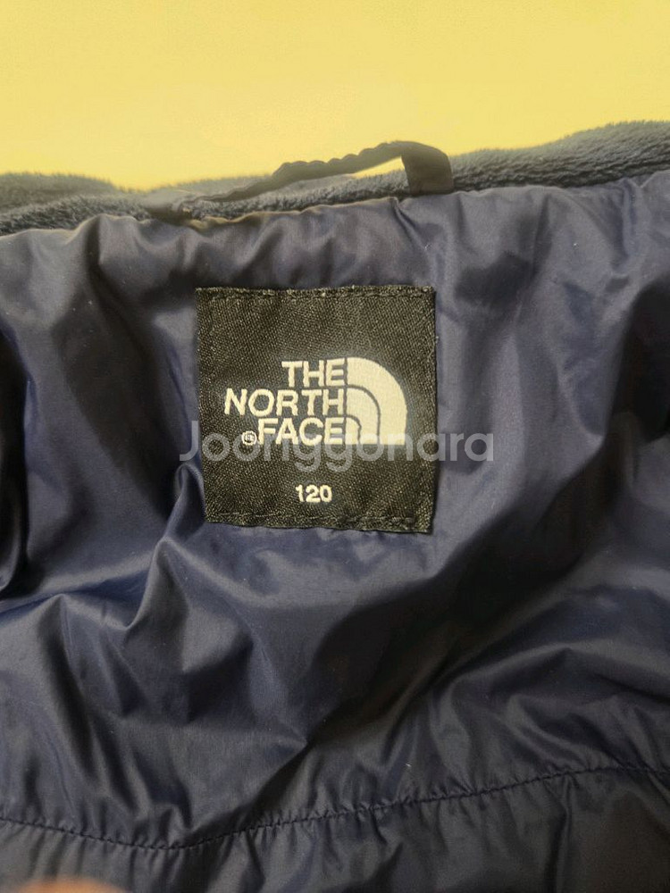 노스페이스 키즈 덕다운 경량패딩 120--5