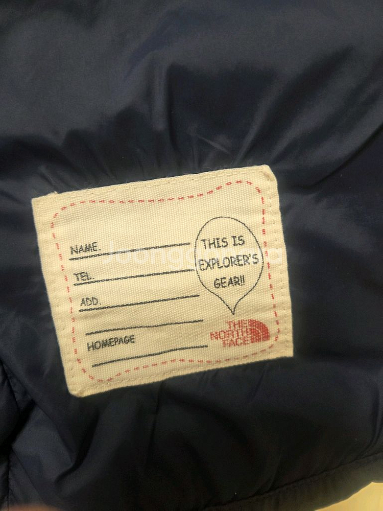 노스페이스 키즈 덕다운 경량패딩 120--6