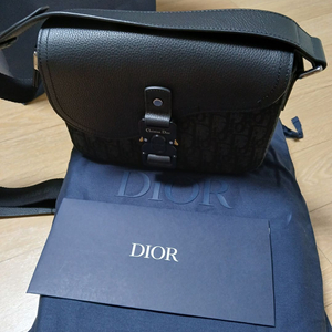 디올 오블리크 새들 메신저백