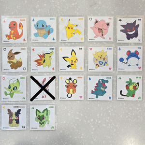 포켓몬 콤부차젤리 리무버블 스티커