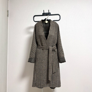 베네통 리버시블 핸드메이드코트