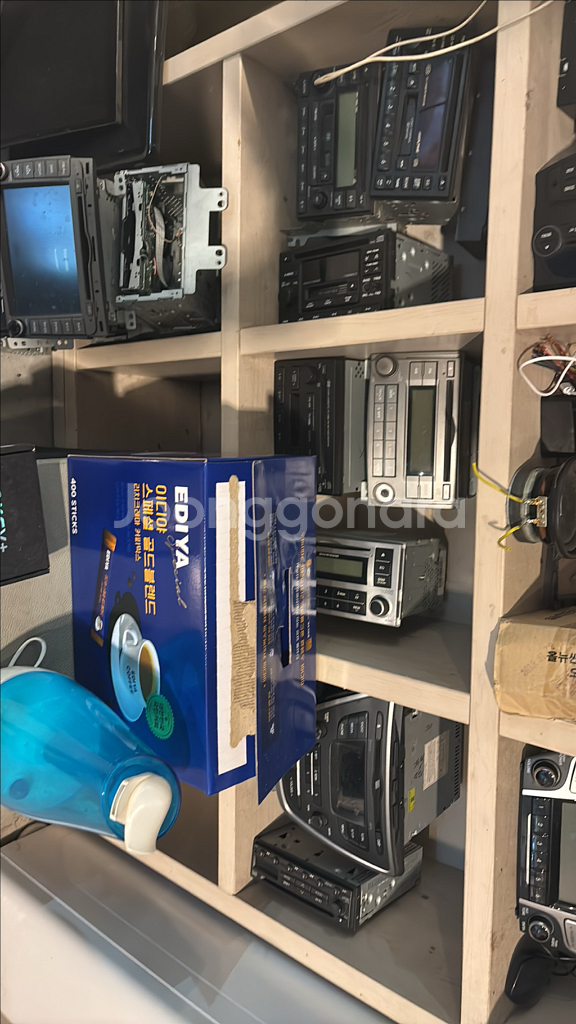 자동차 오디오 시스템 부품 세트--1