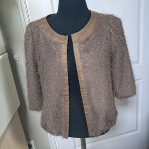 잇미샤 브라운 펄 가디건 44~55(상태상급)