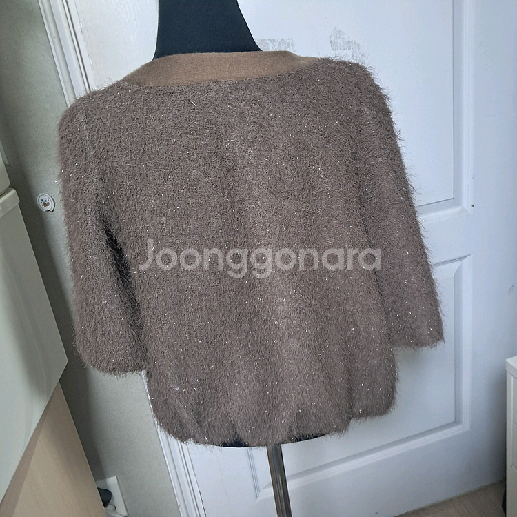 잇미샤 브라운 펄 가디건 44~55(상태상급)--2