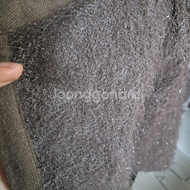 잇미샤 브라운 펄 가디건 44~55(상태상급)--4