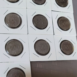 희귀동전 사용제 1982년 500원 일괄