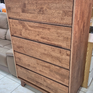 신상 원목 네부도 친환경원목5단 서랍장