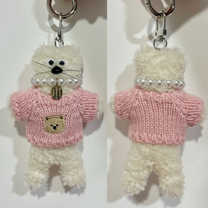 새상품/고양이 키링 인형