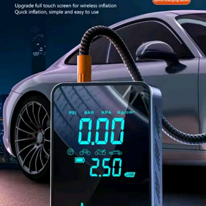 차량용 올인원 타이어 공기압 무선주입기 강력한 에어펌프