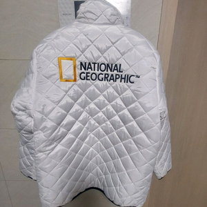 내셔널지오그래픽 퀼팅 기모안감 패딩 새상품 XL