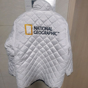 내셔널지오그래픽 퀼팅 기모안감 패딩 새상품 XL
