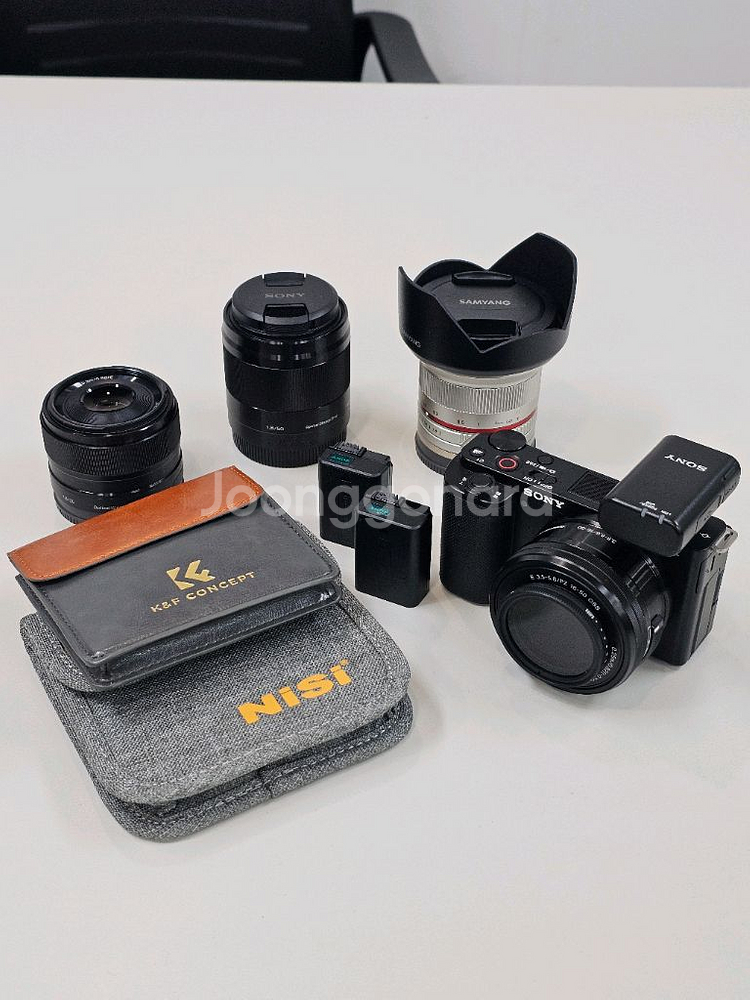 미러리스 카메라 + 렌즈 4종 세트--0
