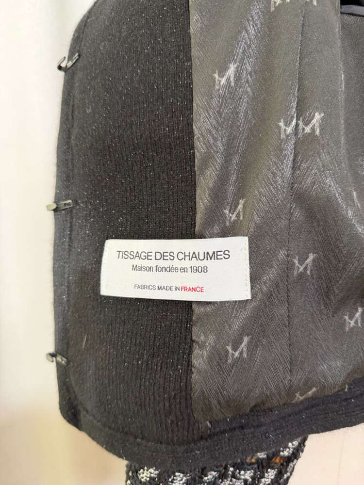 미샤 금속 트리밍 장식 트위드 자켓-미착용 새상품--3