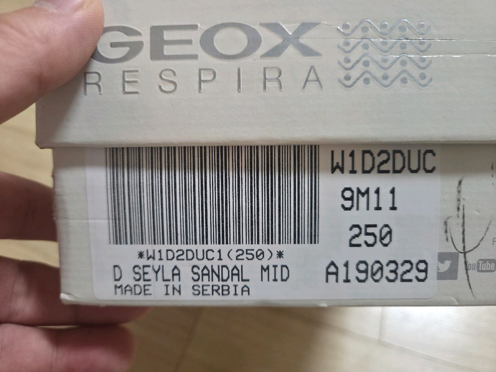 제옥스 여성 샌들 250 블랙 W1D2DUC9M11--1