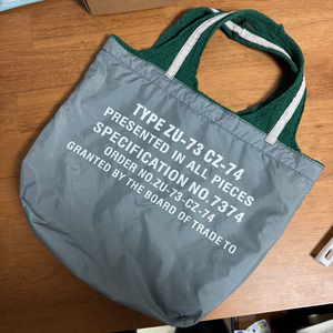 레터링 리버시블 양면 가방 토트백 에코백 나일론백 니트 가방 빈티지ㅁ