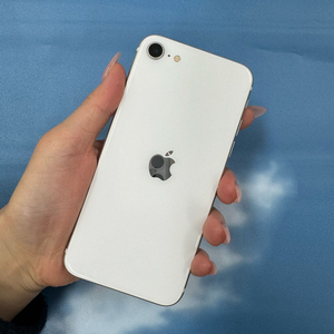 (배터리85%)아이폰SE2 128기가 화이트 공기계 중고폰 알뜰폰 저가폰 업무폰 택배퀵가능